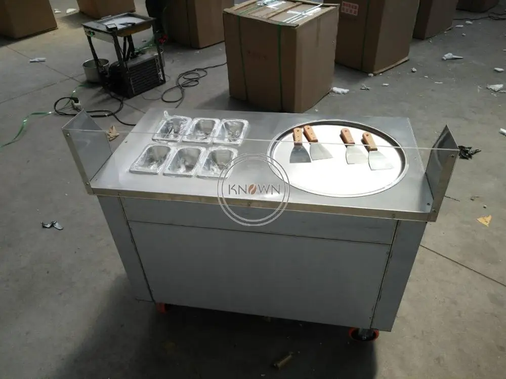 450 мм Большая сковорода тайский аппарат для приготовления жареного