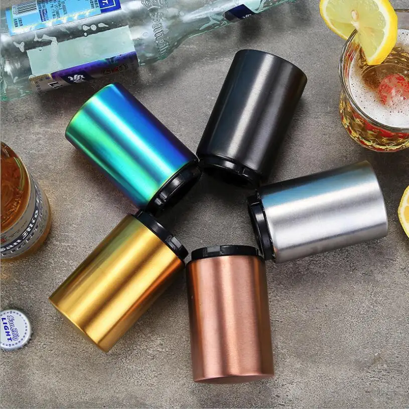 

Magnetic Automatic Beer Bottle Opener Stainless Steel Wine Opener Portable Bar tools Kitchen Gadgets Party Gift