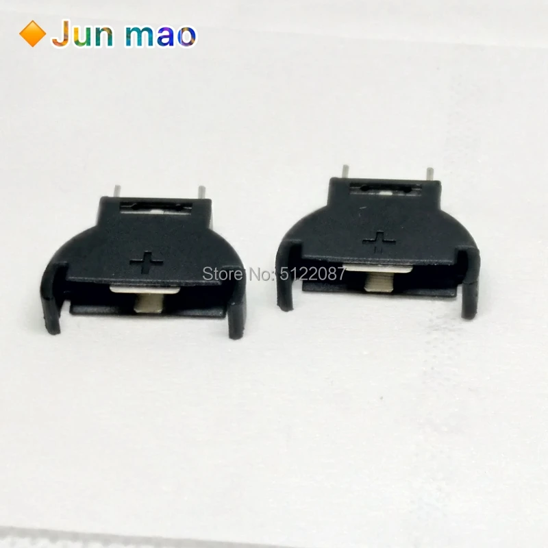 CR2032 2025 CR2025 Half-Round Battery Coin Button Socket 3PIN Holder Case 3pin Vertical Straight Box Seat | Обустройство дома