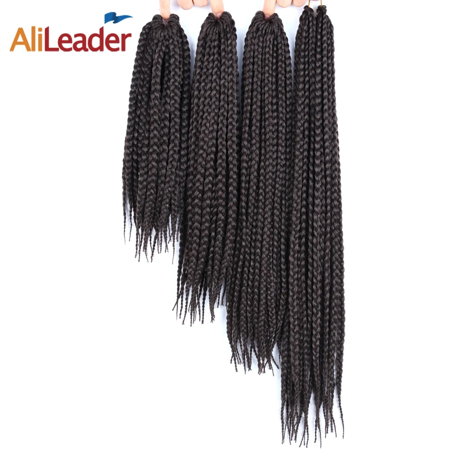 AliLeader 22 пряди 3X-Pre-Twist вязание крючком косички коробка косички натуральные волосы 12 16 20 24 30 дюймов Синтетические косички наращивание волос