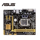 Материнская плата LGA1150 ASUS B85M-F Micro ATX B85MF системная плата B85M 2xDDR3 для Intel B85 16 Гб вводавывода перегородка настольная материнская плата Бу