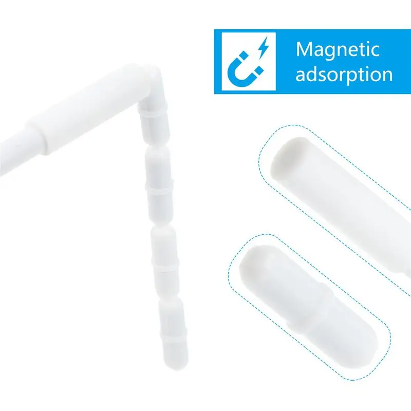 

1 Set Magnetic Stirrer Mixer Stir Bars Stirring Bars White Stir Rod Spin Bars