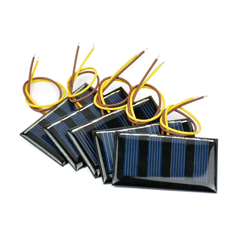 SUNYIMA мини солнечная панель sunpower солнечная батарея 2 в 60ма поликристаллическая DIY Солнечная поддержка 1,2 в заряд батареи 59*34 мм 10 шт