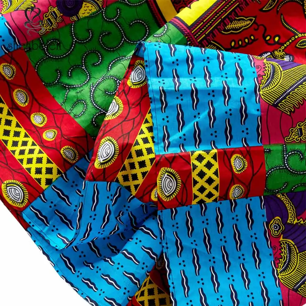 В африканском стиле Одежда для женщин Анкара юбка восковые хлопковые Макси dresshigh