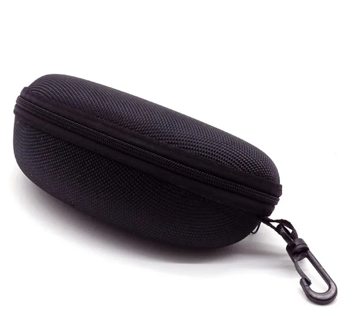 Portable Zipper Eye Glasses Box Sunglasses Clam Shell Hard Eyewear Case Protector 9 Colors Optional | Дом и сад