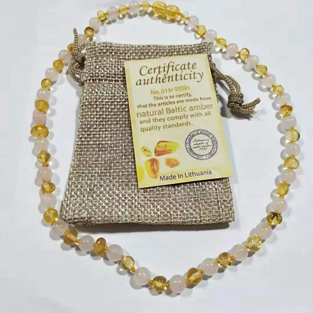 Браслет для прорезывания зубов DOREMI янтарный браслет ожерелье мальчиков и