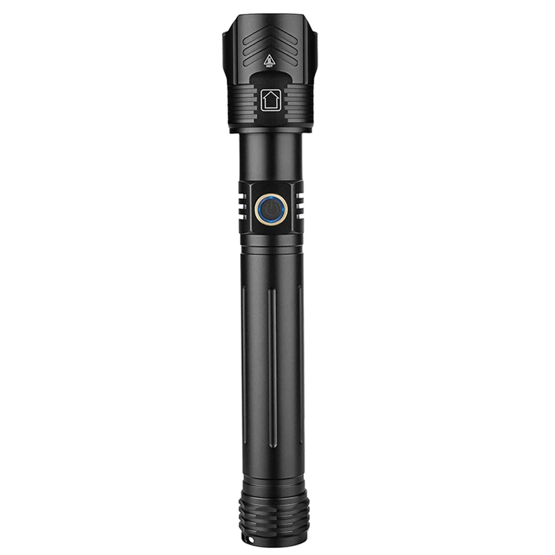 

Мощсветильник светодиодный фонарик XHP160 с зарядкой от USB, масштабируемый фонарик IPX6, водонепроницаемый фонарик, фонарик 26650/18650