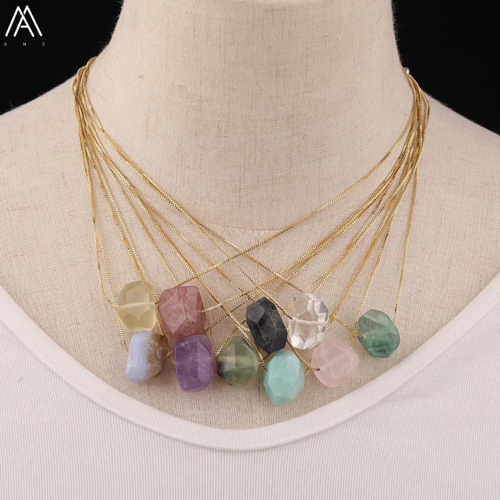 Натуральные Розовые розы кварц фиолетовый Агат Камень самородки бусины ожерелье