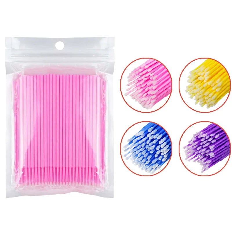 Одноразовый макияж 100 шт. ресницы для индивидуального удаления ресниц ватные