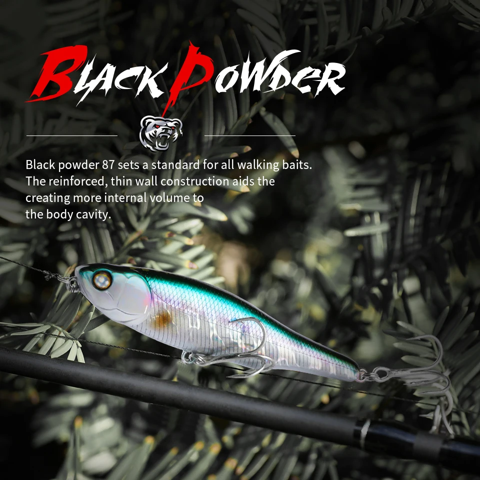 BEARKING BLACK POWDER 10 см 8 7 горячая модель рыболовные приманки жесткая приманка 30 цветов