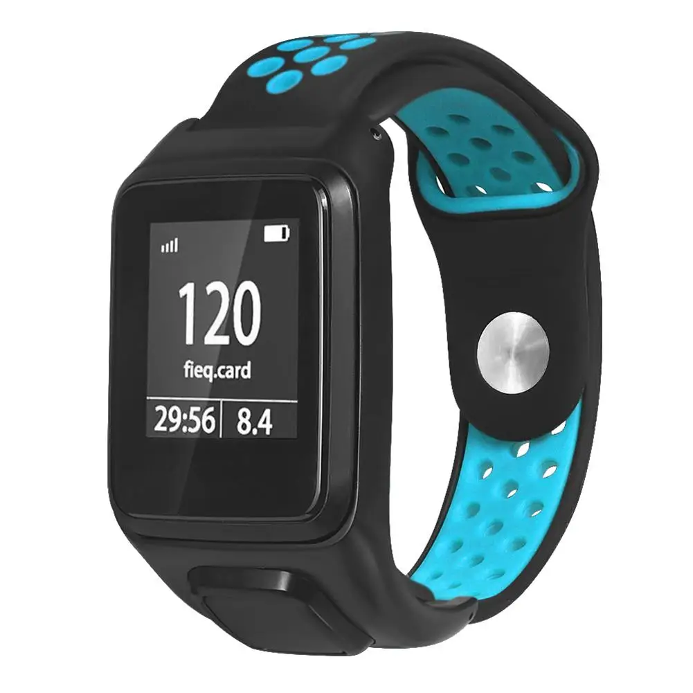 Силиконовый сменный ремешок для часов TomTom Runner 2 3 Spark GPS спортивные часы Смарт
