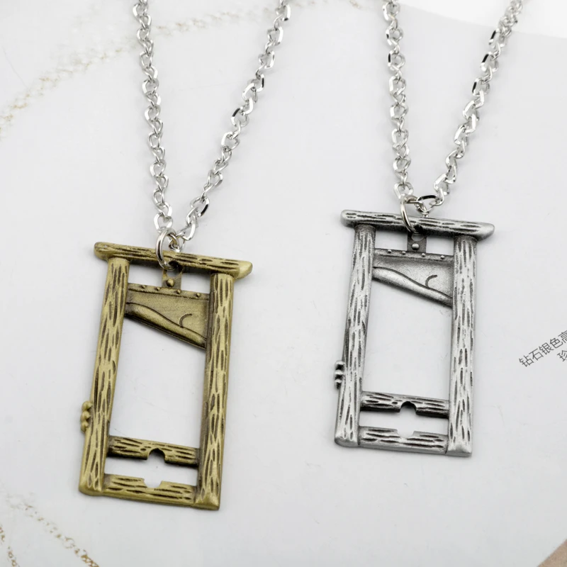 Мужское ожерелье Guillotine старинные ювелирные изделия Французской революции