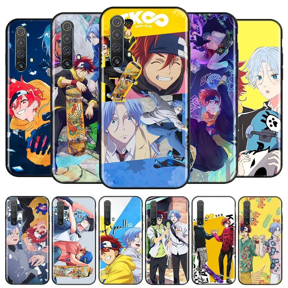 

Animation SK8 The Infinity For OPPO A74 A94 A93 A73 A53 A32 A31 A72 A12E A12 A11 A9 A5 2020 5G AX7 Black Soft TPU Phone Case