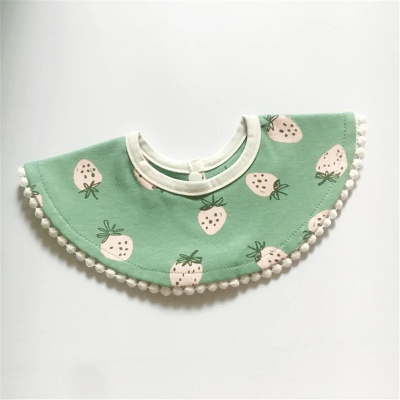 

Baby Bibs Newborn Infant Saliva Towel Baby Stuff Baby Girl Saliva Bib Pure Cotton Lace Edge Baby And Toddler Fake Collar Bib