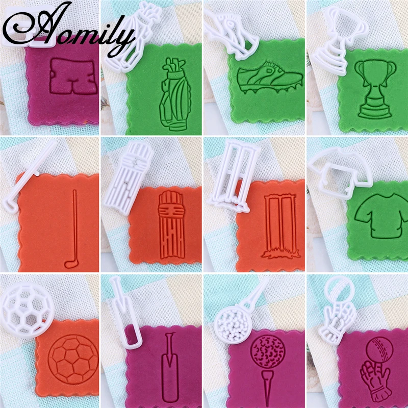 

Форма для торта Amoliy в форме сердца, помадки, печенья, «сделай сам», 3D поделки, футбол, аксессуары для кухни