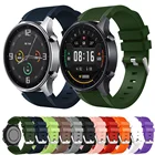 Для смарт-часов Xiaomi цветной ремешок 22 мм ремешок для часов Mi Цветной силиконовый ремешок браслет для часов Huami Amazfit GTR 47 мм Ремешки для наручных часов