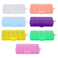 10 grid plastic jewelry removable storage box beads earring box compartment organizer
