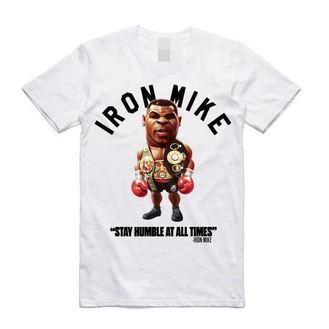 Новая уличная одежда по требованию TOONS IRON mikke tyson белая футболка SMALL 3XLARGE костюм