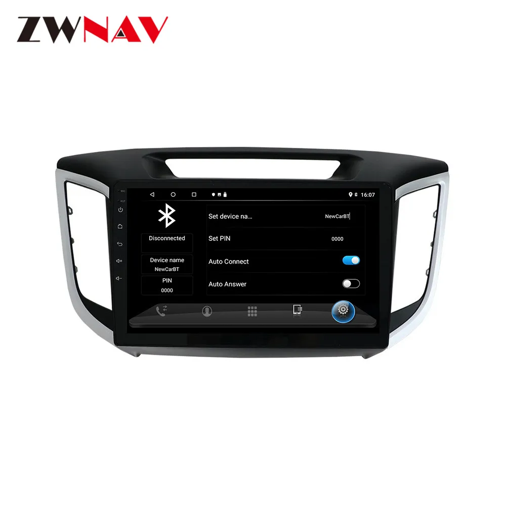10," PX6 Android 9 8 ядерный 4+ 64 ГБ Автомобильный без dvd-плеера gps-навигация для hyundai Creta ix25- Автомагнитола