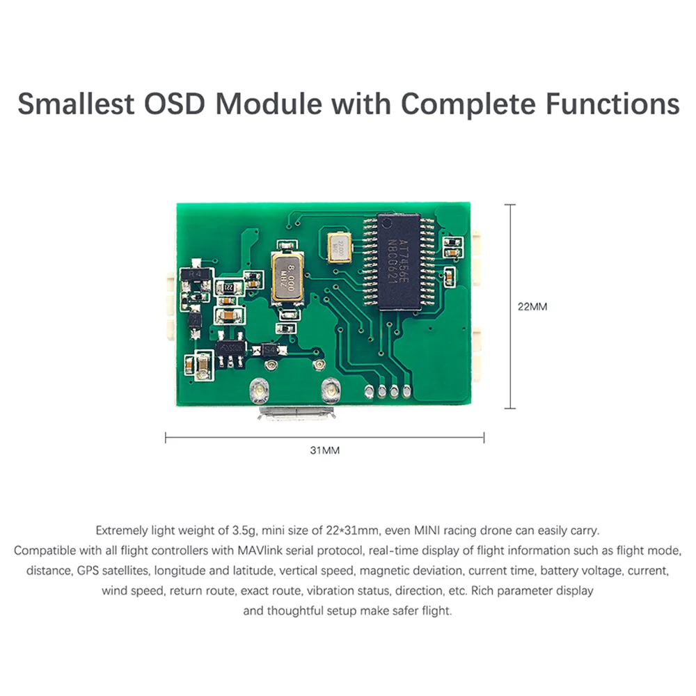 Radiolink мини модуль OSD для передачи изображения Mini PIX Pixhawk плата контроллера полета RC