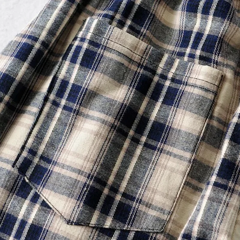 

Vintage High Waist Loose Plaid Pants Women Side Pockets Drawstring Ankle Banded Sweatpants Baggy 2021 Spring Fashion Pantalones