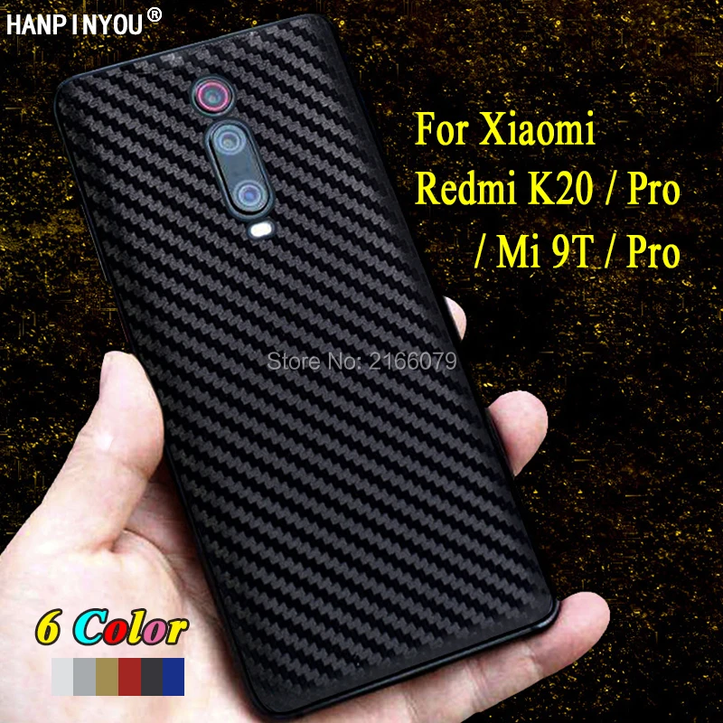 Для Xiao mi Red mi K20 7 Note 7 mi 9 SE 9T Pro A3 CC9 Новинка полное покрытие задняя наклейка Кожа 3D углеродное волокно Защитная пленка для телефона