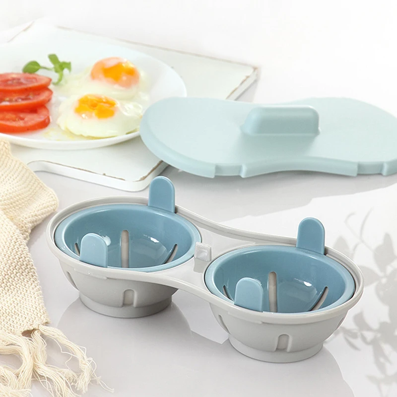 

Creative Microwave Steamed Egg Box Egg Maker Poached Egg Steamer Kitchen Tools