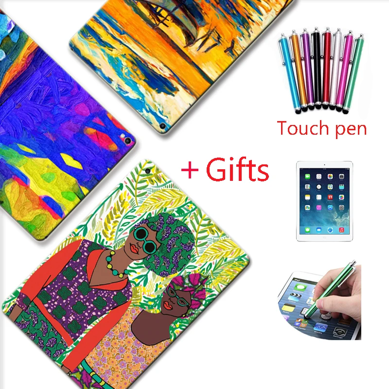 Окрашенные DIY Чехлы для планшетов Apple i Pad 2 3 4 5 6 Air 1 9 7 модель A1474 A1475 A1476 A1566 A1567 Мягкий