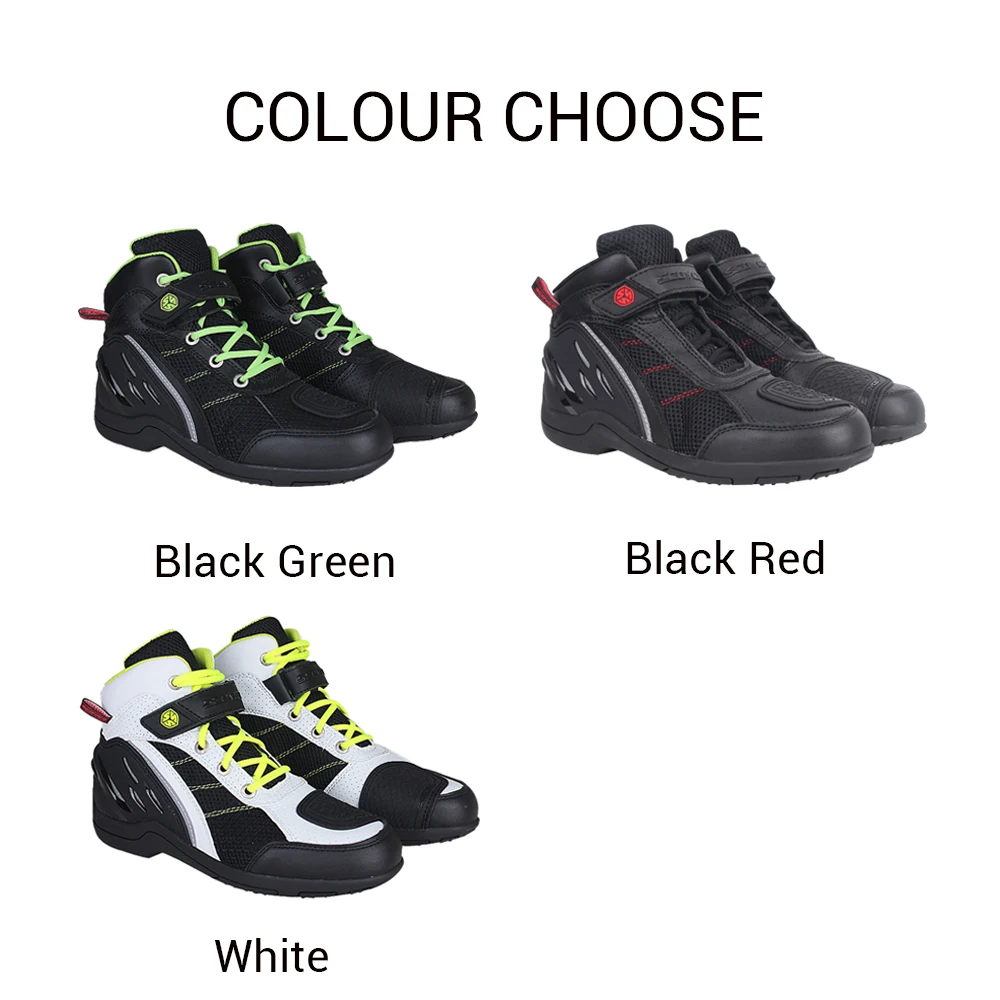 SCOYCO/летние мотоциклетные ботинки Мужская мотоциклетная обувь дышащая для