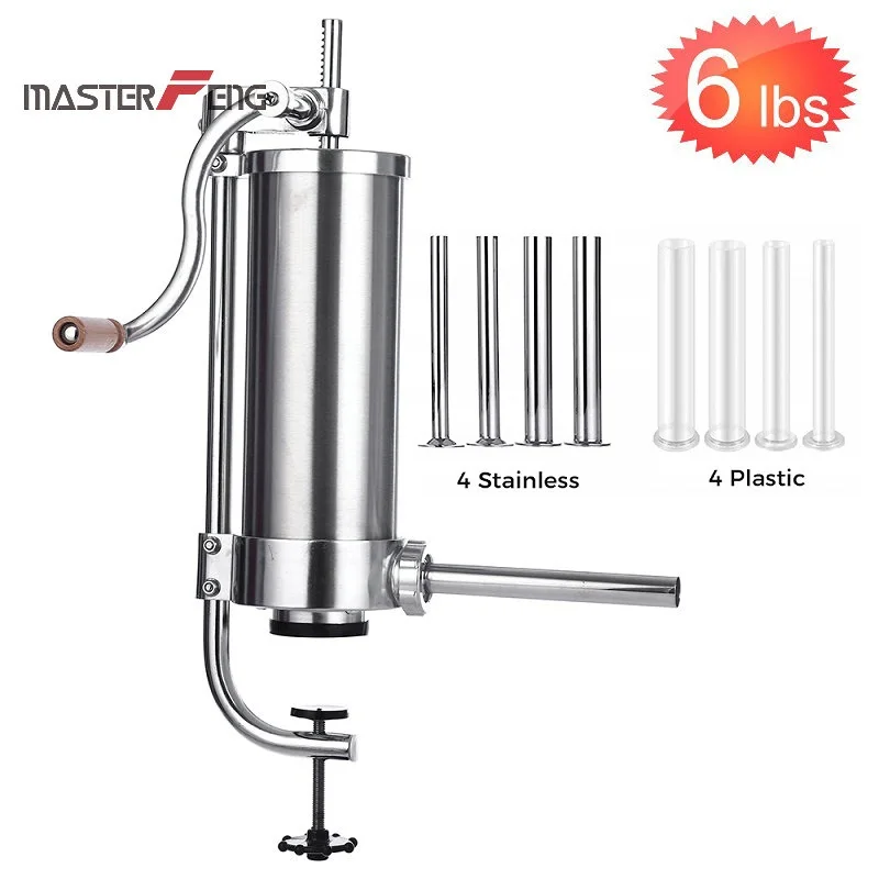Настольный шприц для наполнения сосисок (3кг)|sausage meat stuffer|meat stufferssausage maker |