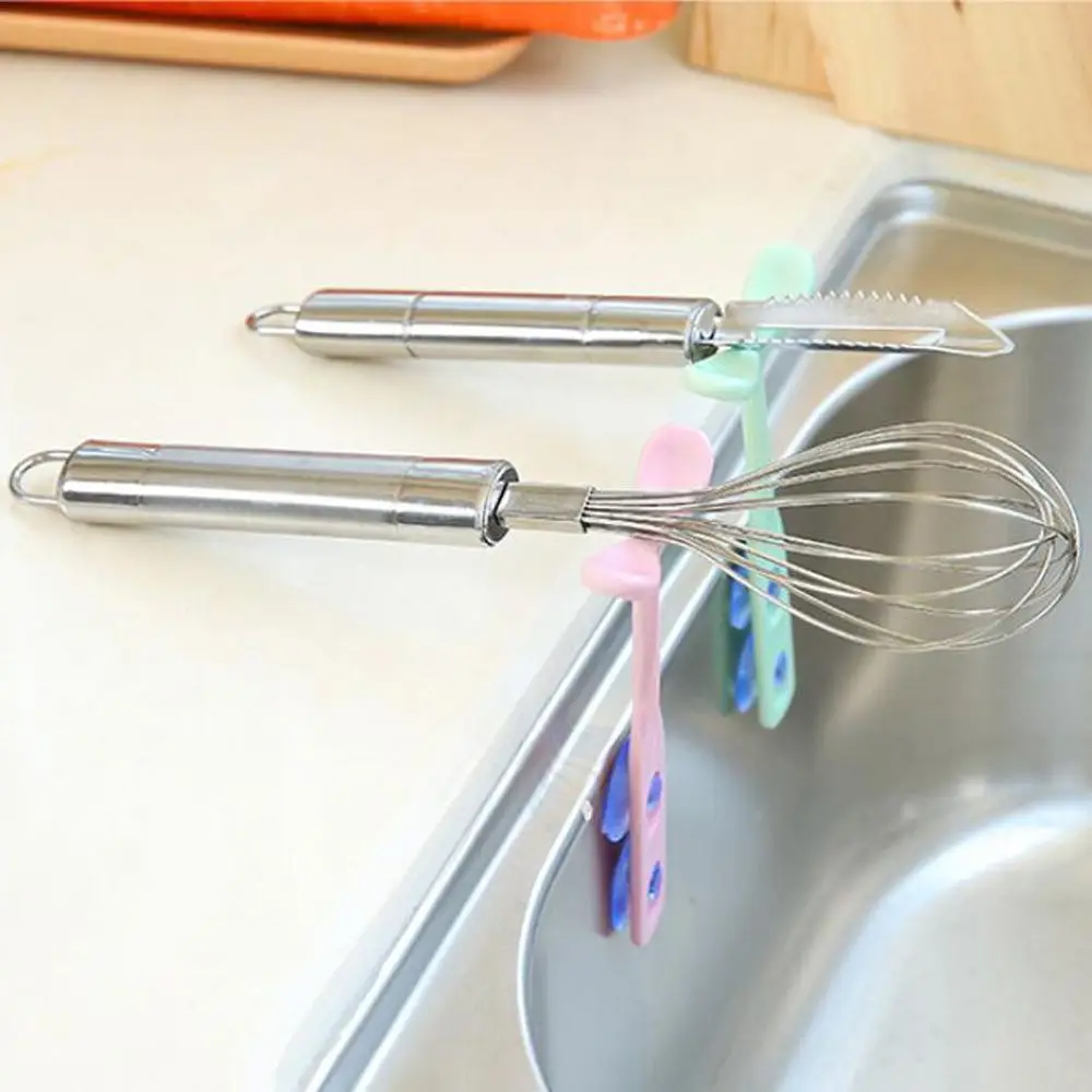 Ростки фасоли палка Пластик раковина подставка на присоске столовая ложка вилка