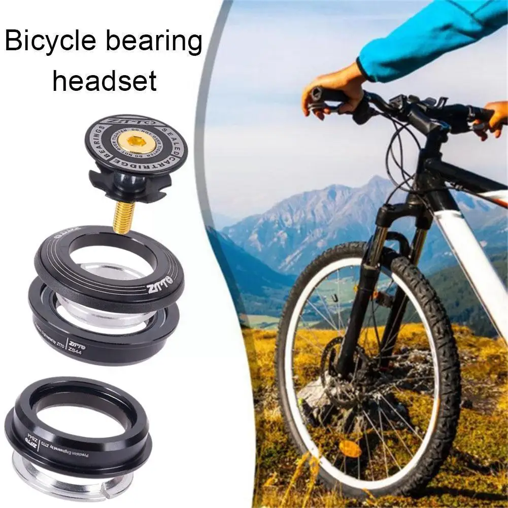 

ZTTO MTB Road Bicycle Steering Column Headset 44mm Tube Straight 1-1/8"28.6mm Fork Semi-integrated Profile Bike Low Frame G9J9