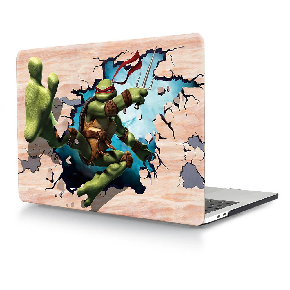 3D Tortoise HRH, новинка, 3D, животное, аниме, мультфильм, корпус ноутбука, оболочка, защитный жесткий пластиковый чехол, рукав, крышка для Macbook Pro 13, сенсорная панель, A2159 - Цвет: 3D Tortoise