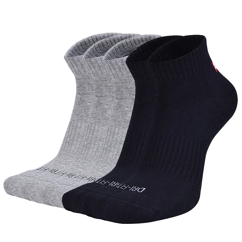 

5 Pairs/Lot Woman Socks Combed Cotton Short Sports Socks Wear-resistant Shock-absorbing Anti-slip Breathable Men's Socks Set