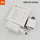 Оригинальное зарядное устройство Xiaomi Mi 10 10 T Pro 10S 33 Вт Тип C для Xiaomi 10 T Lite Poco X3 NFC Redmi K20 K30 Pro 10X Note 9 10 Pro Max 9S