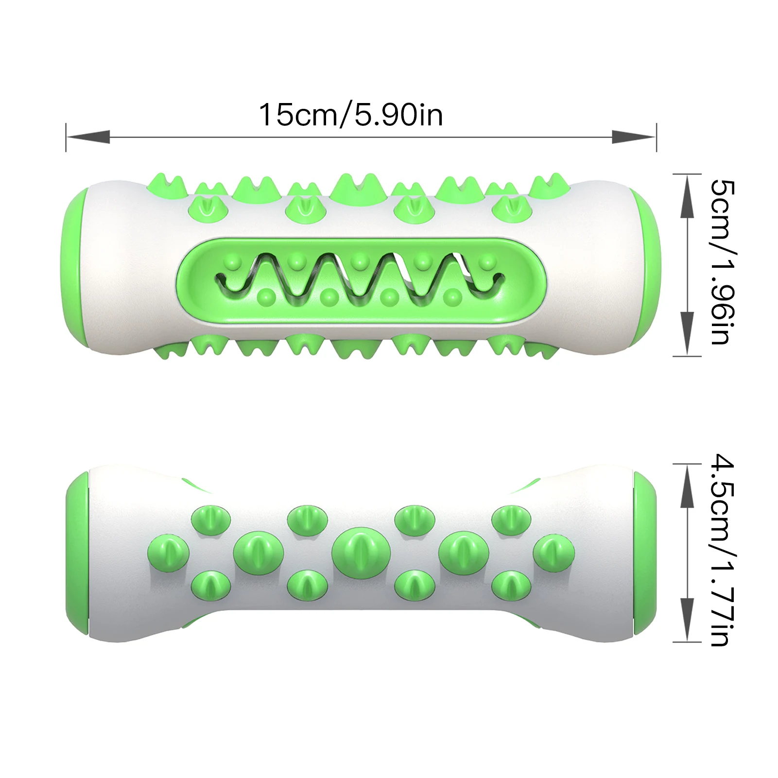 

Small Medium Dog Dental Care Chewing Resistant Teething Molar Toothbrush Pet Toy