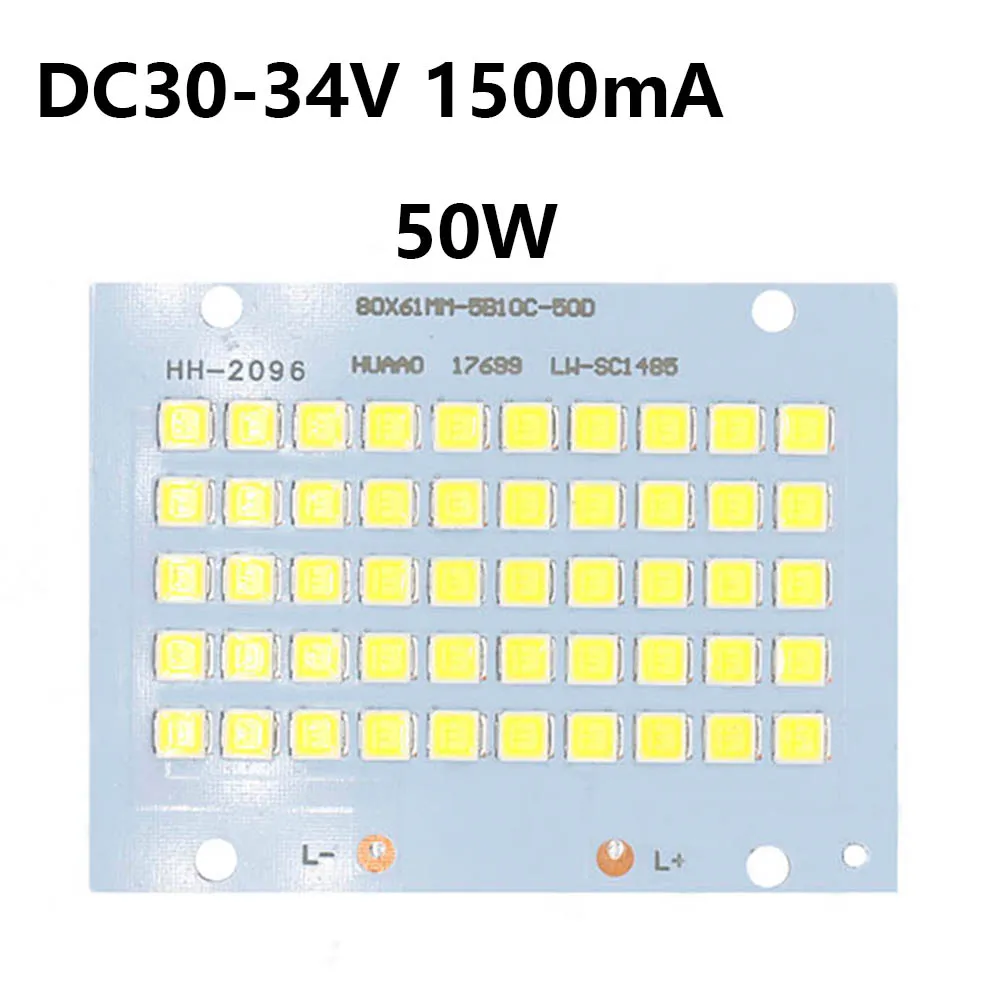 SMD5054 светодиодный чип лампы 10 Вт 20 Вт 30 Вт 50 Вт высокой мощности 130лм/Вт смарт IC Cree светодиодный 32-36 в для внутреннего и наружного DIY Kit