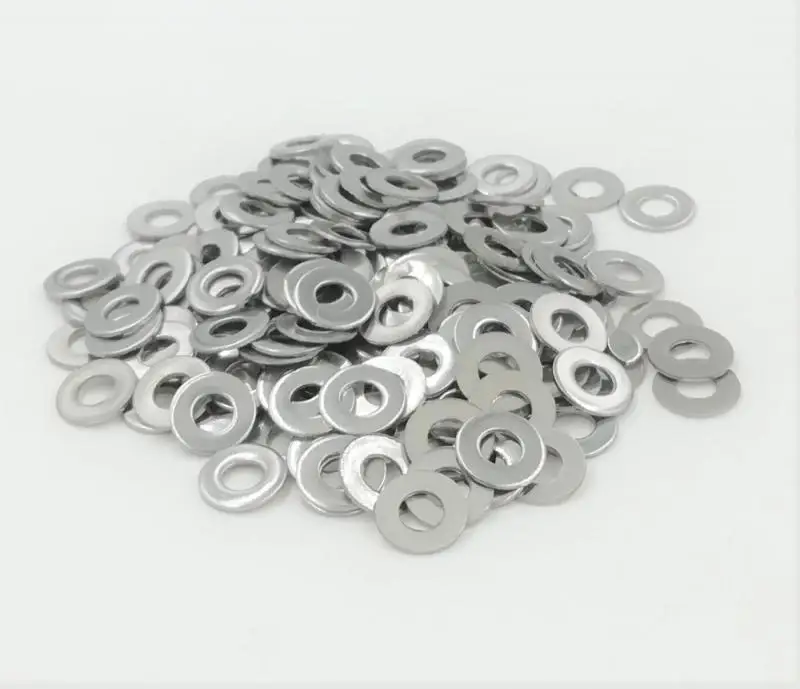 

100pcs M3 304 Stainless Steel Flat Washer Plain Washer Flat gasket