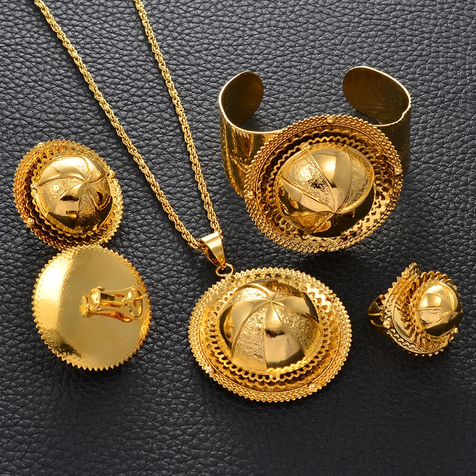 Anniyo новая модель Свадебный комплект ювелирных изделий