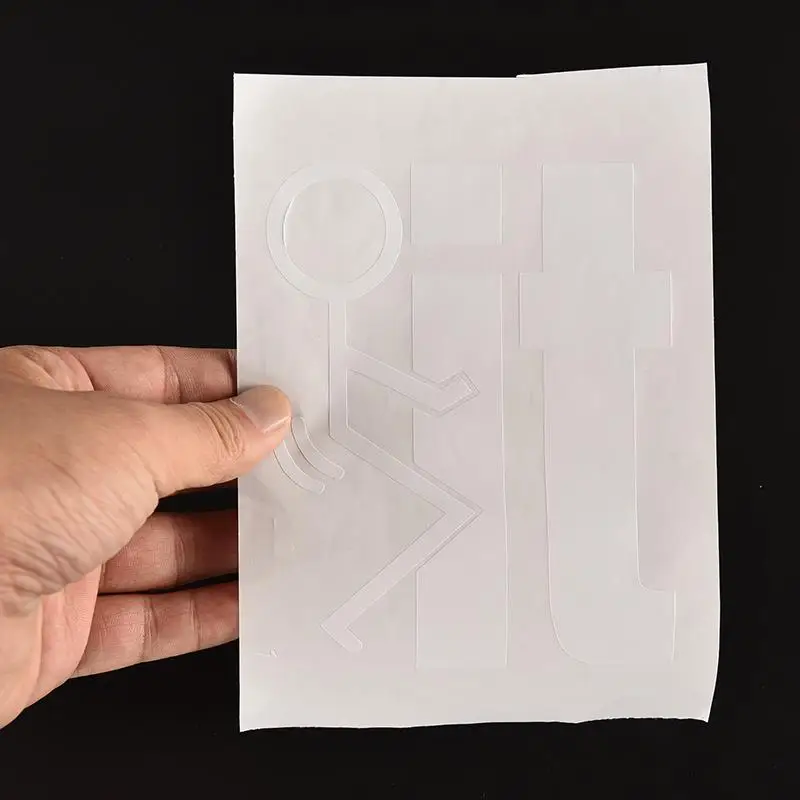 Горячая Распродажа сделай это Заказная забавная наклейка для автомобилей белая