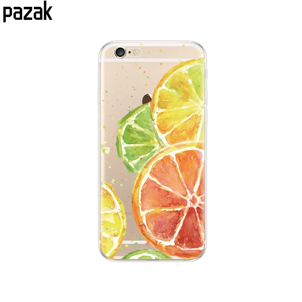Силиконовый чехол для iphone 5S 5 s se из мягкого ТПУ Apple iPhone 6 plus etui бампер |