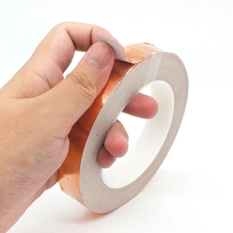 2020 New 1 Roll 30 Meters EMI Shielding Heat Resist Tape High Temperature Resistant Gold Finger Plastic Insulating | Обустройство