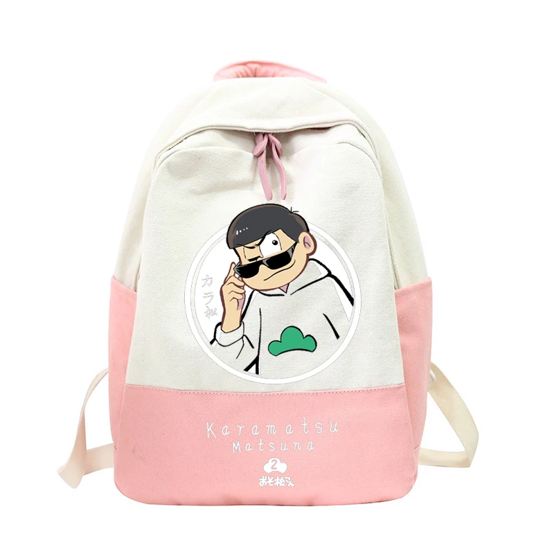 4 Аниме osomatsu san лоскутный рюкзак женский дорожный рюкзаки для подростков девочек osomatsu-san Bagpack женский Mochila - Цвет: 4