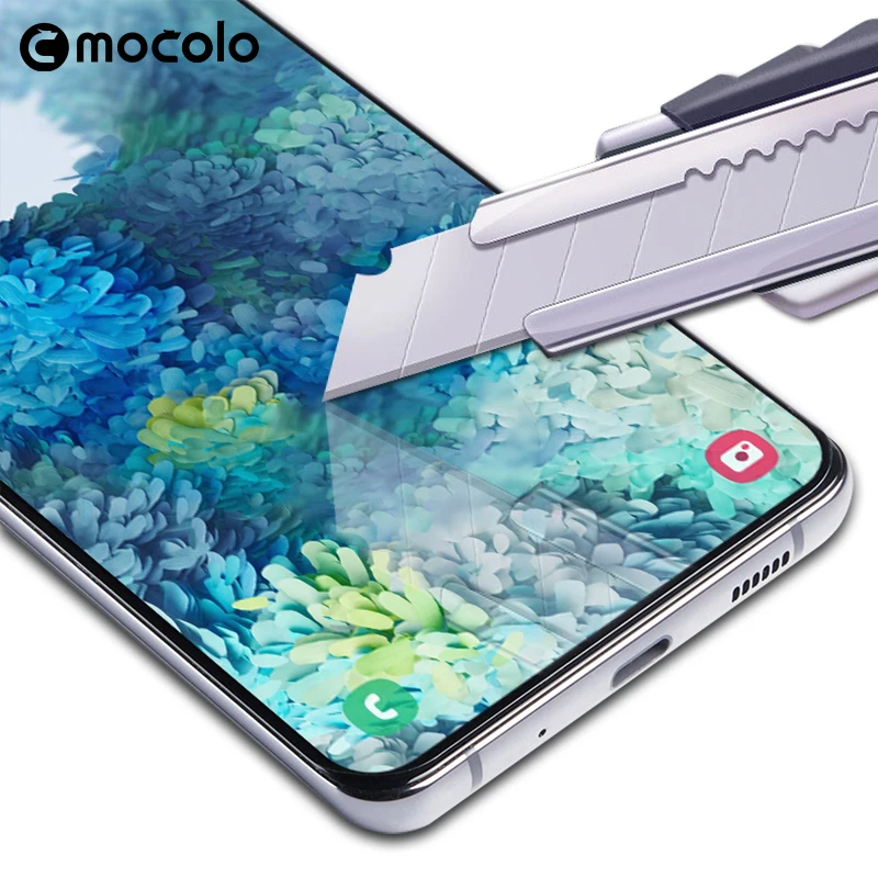 Для Samsung S20 FE Защитная пленка для экрана Mocolo полностью приклеенная клейкая из