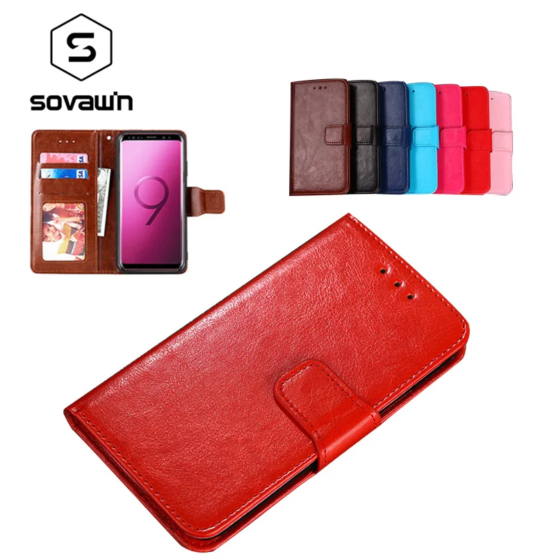 Sovawin аксессуары для телефона PU чехол samsung S8 S9 S10 A7 установлены Чехлы Note9 10