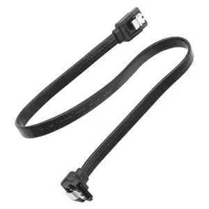 Hard Drive Data Cable Dual Channel 6GB/s 40cm Straight 90 Degree SATA3.0 SSD HDD Adapter Cord Cable