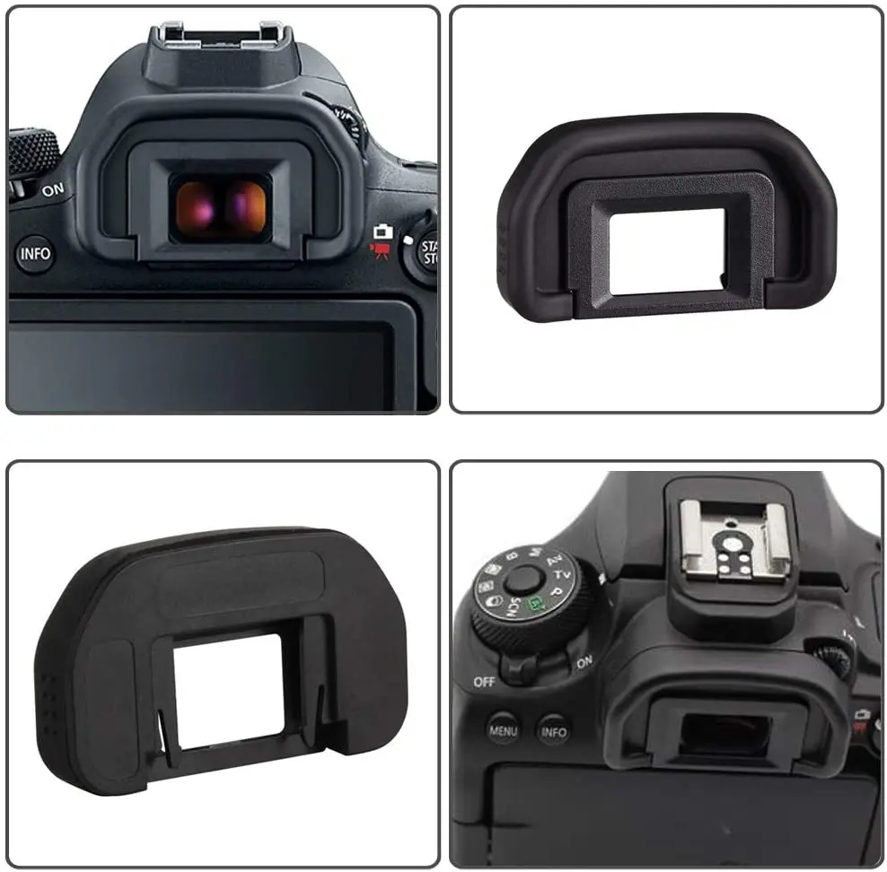 2 шт. резиновые наглазники для камеры Canon EOS 60D 50D 5D Mark II 5D2 6D2 6D 80D 70D 40D 30D 20D 10D |