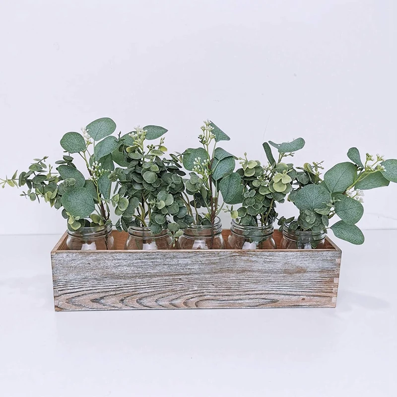 Mixed Eucalyptus Leaves Stems Bulk Artificial Silver Dollar Picks And Faux Branches | Дом и сад