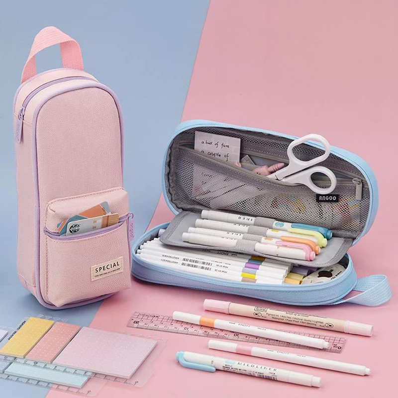 

Large Capacity Pencil Case Multifunctional Stationery Bag Organizer Stationery Pencil Bags Pencil Pouch For School Office Stuff