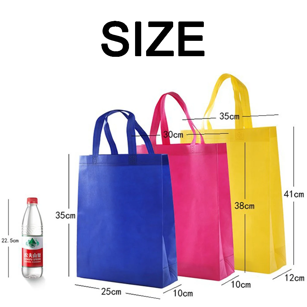 8 видов цветов Нетканая хозяйственная сумка с защитой окружающей среды